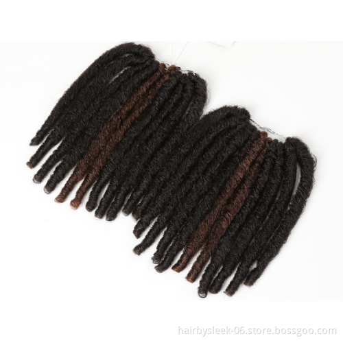 Noble 12 inch Dread lock Crochet braids hair wholesale synthetic crochet extension for black women faux locs hair